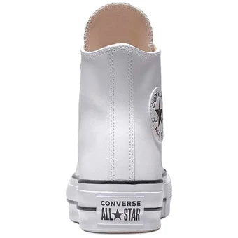 Tenis Converse Botas Cuero Ctas Lift Para Mujer-Blanco